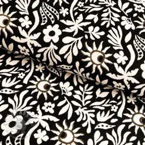 Sisustuskangas jacquard Sunlight noir