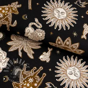 Sisustuskangas jacquard Pygmalion noir