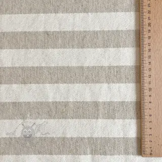 Sisustuskangas jacquard LINEN LOOK Cabourg lin