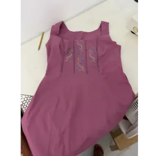 Bavlnený popelín mauve