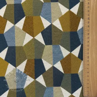 Sisustuskangas jacquard Mustang blue