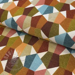 Sisustuskangas jacquard Mustang multi