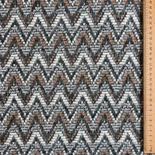 Pletenina jacquard Comfilia Zigzag wavy brown