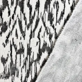 Neulekangas jacquard Comfy Blurry Ikat grey