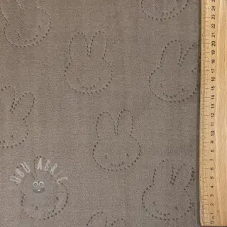 Vauvan plyysikangas TEDDY Bunny taupe