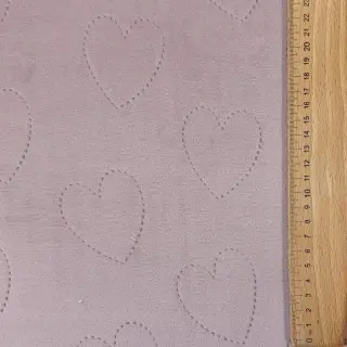 Kojenecký plyš TEDDY Hearts old pink