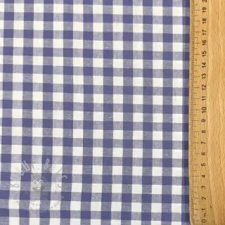 Puuvillakangas Check lavender
