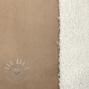 Vauvan plyysikangas TEDDY sand