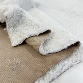 Vauvan plyysikangas TEDDY sand