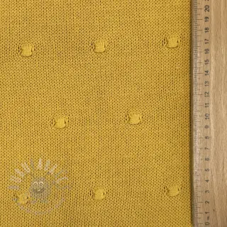 Svetrovina BIG KNIT DOT ochre