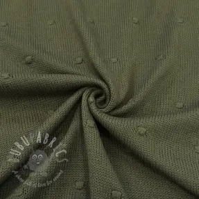 Neuletrikoo BIG KNIT DOT camo green