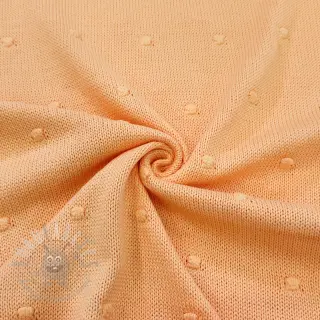 Svetrovina BIG KNIT DOT peach