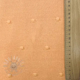 Svetrovina BIG KNIT DOT peach
