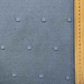 Svetrovina BIG KNIT DOT blue