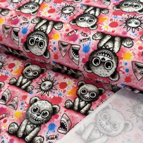 Collegekangas Big eyes design C digital print