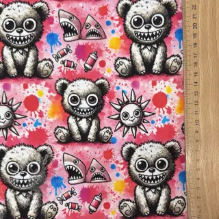 Collegekangas Big eyes design C digital print