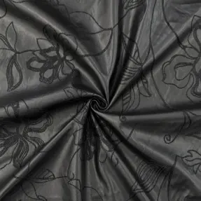 Umelá koža odevná Flowers design B