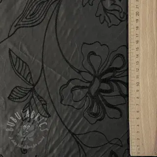 Vaatetuksen tekonahka Flowers design B