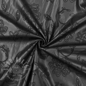 Vaatetuksen tekonahka Flowers design A