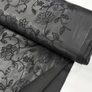 Vaatetuksen tekonahka Flowers design Ja