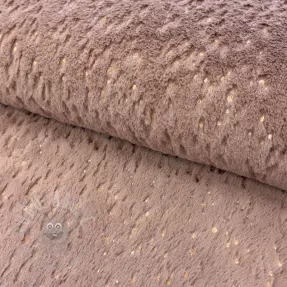 Tekoturkis FOIL dark rose