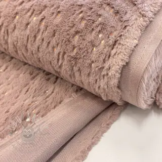 Tekoturkis FOIL dark rose