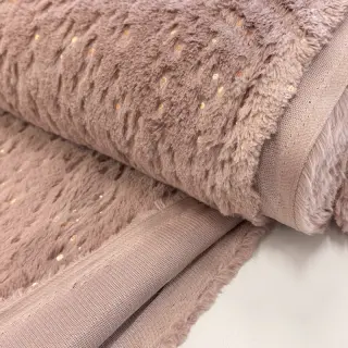 Umelá kožušina FOIL dark rose