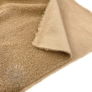 Päällystakkikangas TEDDY camel