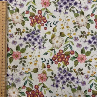 Sisustuskangas Linenlook Flowers meadow digital print