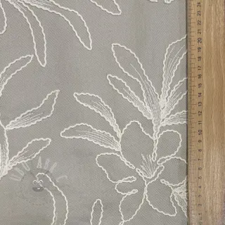 Puuvillakangas EMBROIDERY GABARDINE Luana grey