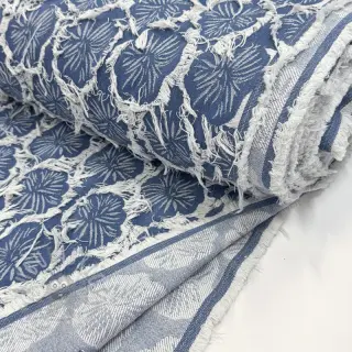 JEANS DENIM Ruffia Flowers design Ja