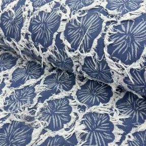 JEANS DENIM Ruffia Flowers design Ja