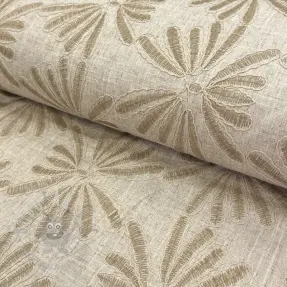Viskoosi pellavalla Desert flowers design Ja