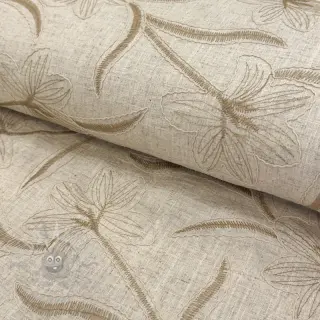 Viskoosi pellavalla Desert flowers design C