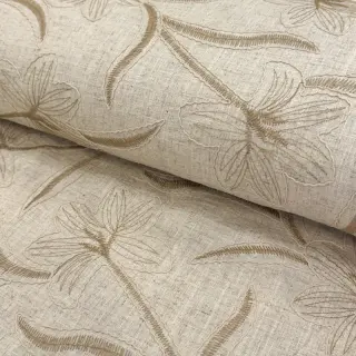 Viskóza s ľanom Desert flowers design C