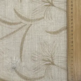 Viskoosi pellavalla Desert flowers design C