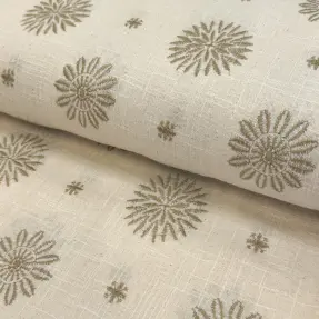 Bavlnená látka EMBROIDERY Sofia design A
