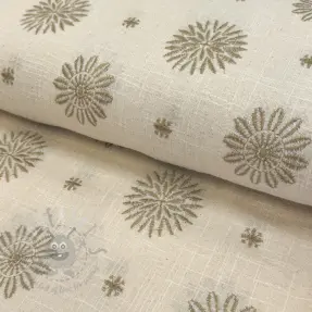 Puuvillakangas EMBROIDERY Sofia design Ja