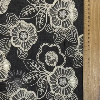 Puuvillakangas JEANS EMBROIDERY Niva design C
