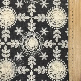 Puuvillakangas JEANS EMBROIDERY Niva design D