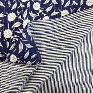 Puuvillakangas QUILT Gange indigo
