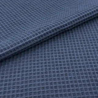 Bavlna s vaflovou väzbou dark jeans