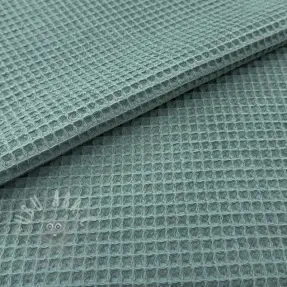 Puuvilla vohvelisidoksella cyan