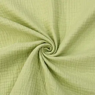 Dvojitá gázovina/mušelín soft green ORGANIC