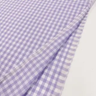 Bavlnená látka Check lilac