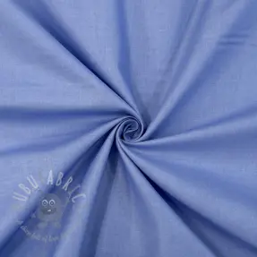 Puuvillapopliini dark sky blue