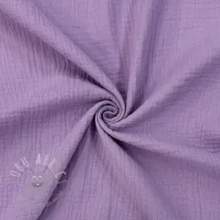 Kaksinkertainen harsokangas/musliini dark lilac